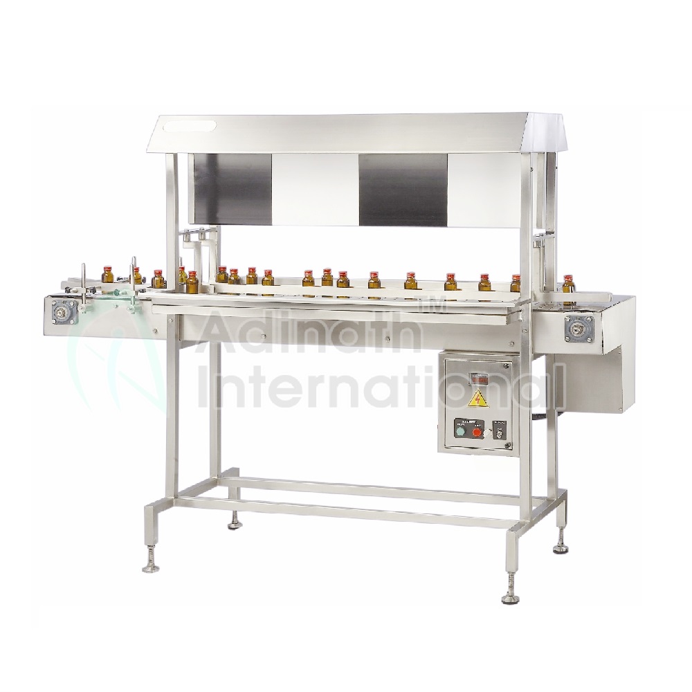 Online Visual Bottle Vial Inspection Table
